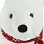 Singing Polar Bear Head Wall Decoration