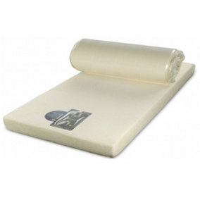 Single 10cm Memory Reflex Foam Mattress Hypoallergenic Dust Mite Free Anti Bacterial Fungal Jaquard Knitted Cover Non-Slip Bottom