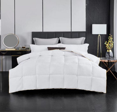 Single 15tog Premium Goose Feather and Down Duvet - Hypoallergenic | DIY at  B&Q