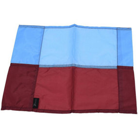 Single All Weather Football Corner Flag - MAROON & BLUE - Outdoor Polyester