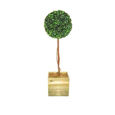 Single Artificial 3ft Topiary Ball Tree Indoor Outdoor Wall Door ...
