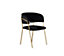 Single Atarah Velvet 'Dining Chair' Padded Seat Dining Room Chairs