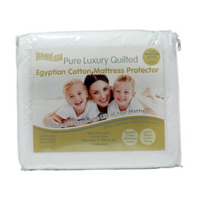 Single Bed DreamEasy 100% Cotton Quilted Mattress Protector