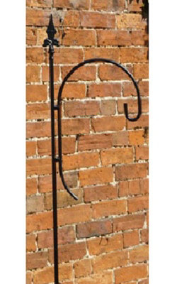 Single Bird Crook Bare Metal/Ready to Rust - Steel - Antique Black ...