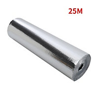 Single Bubble Foil Insulation, Heat Reflective 3 mm Thick Double Layer Aluminium Insulation Foil,1.2m x 25m(30m²)