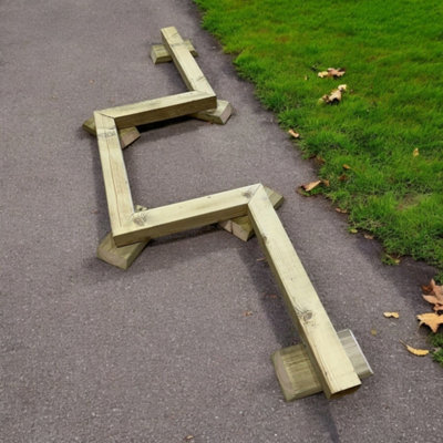 Single Challenge Balance Beam - L240 x W80 x H12 cm