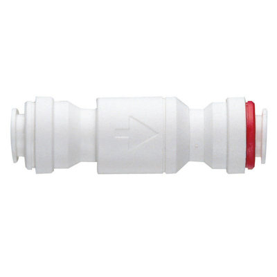 Single Check Valve - 1/4" Pushfit x 1/4" Pushfit - John Guest - 14SCV