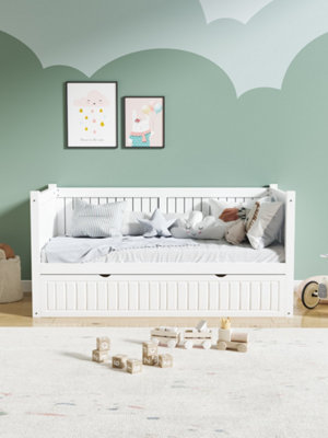 Childrens white bed frame best sale