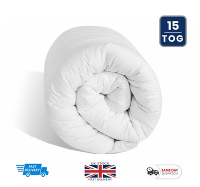 Single Duvet Quilt 15 Tog Extreme Winter Warm Anti Allergy Soft