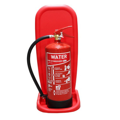 Single Fire Extinguisher Stand - Two Piece - UK Manufactured