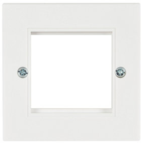 Single Gang Wall Plate Face Plate Frame for 2 Modules