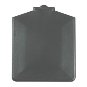 Single Grey PVC End Cap For AluTGlaze Aluminium Glazing Bar