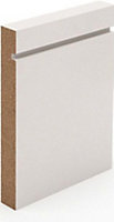 Single Grooved MDF Skirting Board 170mm x 18mm x 4.4m Lengths. (Pack of 3 lengths)
