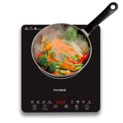 Single Induction Hob 2000W Glass Touch Control Timer Ultra Thin ...