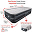Single Inflatable Air Bed With Built In Pump Quick Inflate Camping Mattress