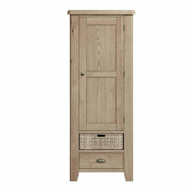 Single Larder Unit - L75 x W55 x H190 cm - Smoked Oak - 5