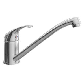 Single Lever Mixer Tap, Polished Chrome With Swivel Spout, Monobloc - SIA KT11CH