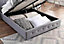 Single Ottoman Storage Bed Frame In Grey