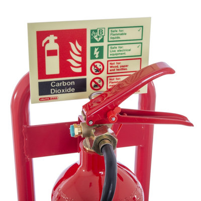 Single Red Metal Extinguisher Stand - UltraFire