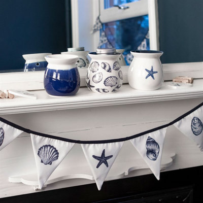 Single Seashell Fabric Bunting Set