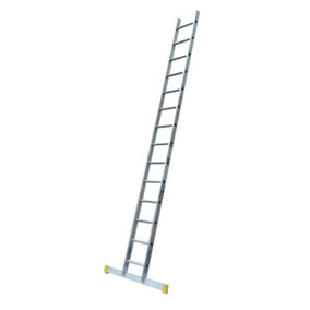 Single Section Ladder 1x15 Rung Tested & Conforms to EN-131-2