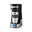 Single Serve Digital Coffee Maker with Double Wall Insulated Travel Mug & Timer, Stainless Steel, 400ml