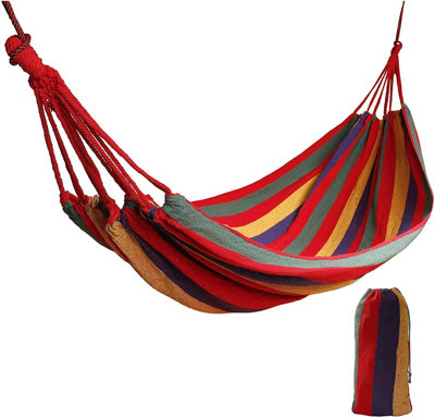 Single Spreader Garden Hammock With Bag single