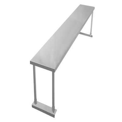 Single Tier Shelves Heavy-duty Stainless Steel Overshelf