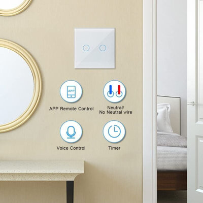 Single touch switch open pure touch sensor switch glass panel light switch