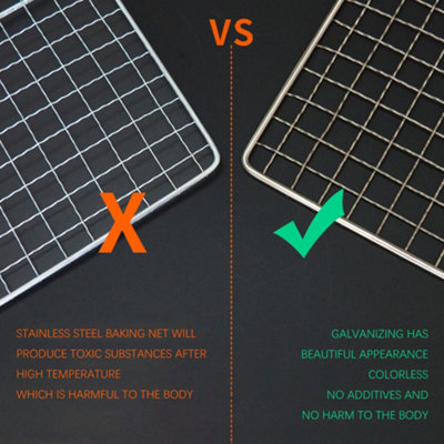 Single Use Rectangle BBQ Topper Mesh 50cm W x 38cm H