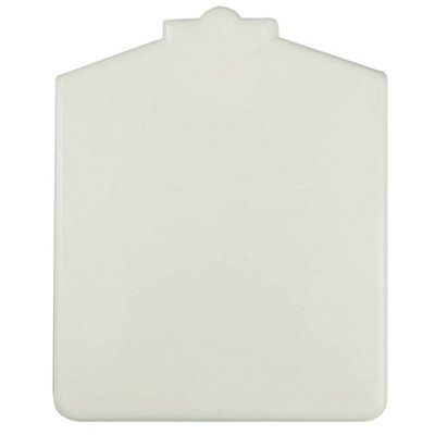 Single White PVC End Cap For AluTGlaze Aluminium Glazing Bar