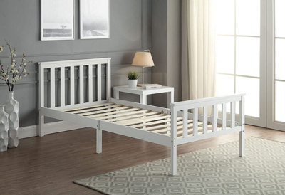 Slatted bed on sale base single