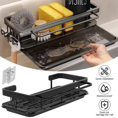 Faucet Storage Rack Sponge Holder Kitchen Sink Caddy
