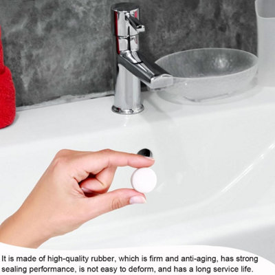 Sink Overflow Stoppers, Rubber Sink Stoppers, Reusable Bathroom Sink Plugs