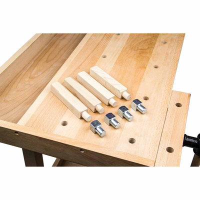 SIP Beech Workbench - wood - L1350 x W900 x H620 mm - 6