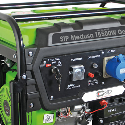 SIP MEDUSA T5500W Petrol Generator - Frame Mounted Generator Petrol Engine