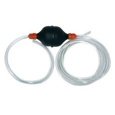 Siphon Pump Flexible Hose Petrol 160cm Deisel Water Liquid Transfer Hand Easy