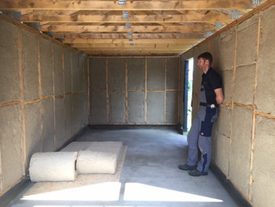 SISALWOOL™  100mm Packet (Coverage 4m2) Natural Fibre Insulation 570mm wide