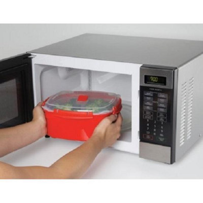 Sistema Microwave Large Steamer Container 3.2L - BPA-Free Plastic