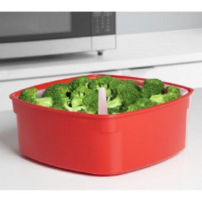 Sistema Microwave Large Steamer Container 3.2L - BPA-Free Plastic