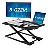 Sit-Stand Desk Ergonomic X-Frame Riser Workstation for Home Office Study