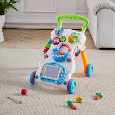 Sit to Stand Baby Walker with Music and Light 47.5cm H