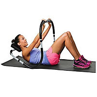 Sit up abdominal roller trainer ab crunch core worker abs exercise machine gym