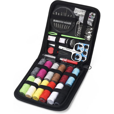 Sitara 82 Piece Sewing Kit Complete Travel Repair Set with Case Needles ...