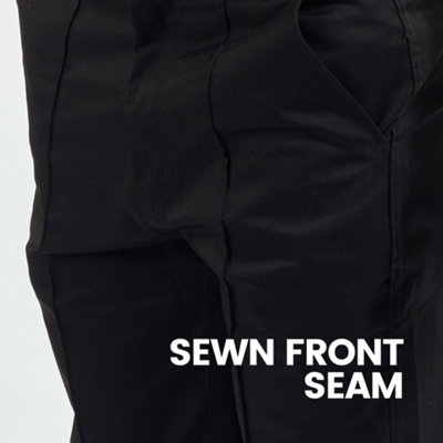 Site King Black Classic Work Trousers (W28, L29)