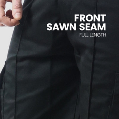 Site King Khaki Combat Cargo Work Trousers (W28, L33)