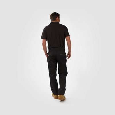 Site King Khaki Premium Multi Pocket Work Trousers (W28, L33)