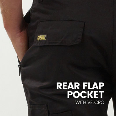 Site King Khaki Premium Multi Pocket Work Trousers (W28, L33)