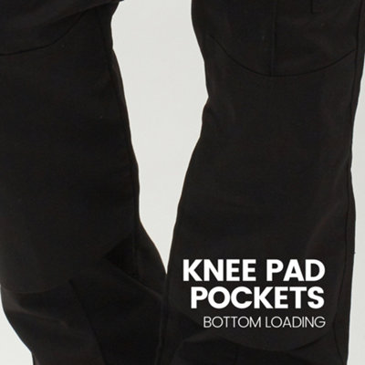 Site King Khaki Premium Multi Pocket Work Trousers (W28, L33)
