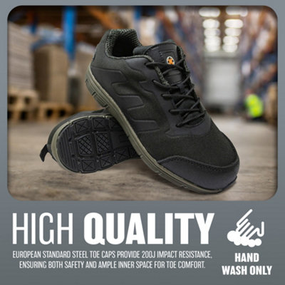 Ladies safety shoes plastic toe cap sales